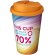 Vaso aislamiento 350ml Americano Eco polipropileno reciclado Naranja