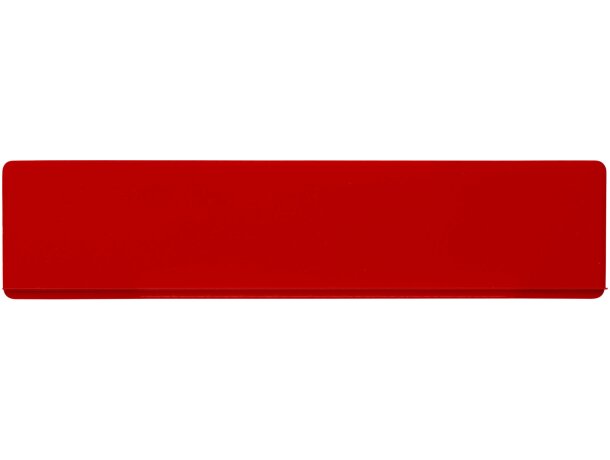 Regla Refari 15 cm plástico reciclado personalizable Rojo detalle 12