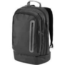 Mochila impermeable de lona personalizada negro intenso Mochila impermeable de lona personalizada negro intenso