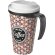 Brite-Americano® Grande taza 350 ml mug con tapa antigoteo Negro intenso/blanco