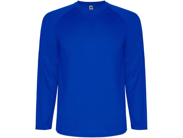 Camiseta deportiva infantil Montecarlo Roly de manga larga Negro intenso detalle 6