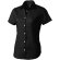 Camisa tipo Oxford de manga corta de mujer Manitoba Negro intenso
