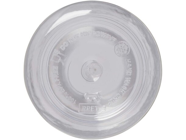 Botella agua RPET 600ml Illuminate con asa silicona Blanco detalle 11