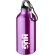 Cantimplora de aluminio con mosquetón 350 ml Morado detalle 7