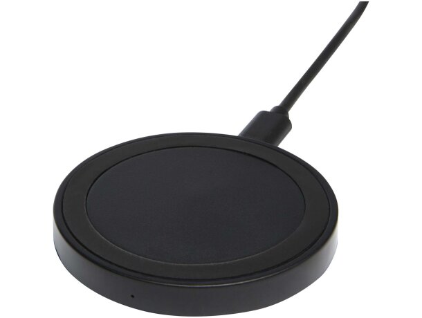 Base de carga inalámbrica Freal 15W plástico reciclado Negro intenso detalle 11