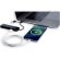 Hub USB 2.0 Rise de aluminio reciclado con 4 puertos y tipo C Negro intenso detalle 5