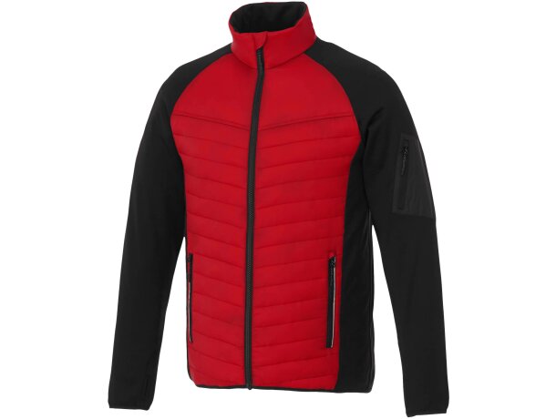 Chaqueta aislante híbrida de hombre Banff con plumón sintético Negro intenso detalle 17