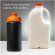 Bidón deportivo Baseline reciclado con tapa Flip 500ml Negro intenso/naranja detalle 44