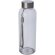 Bidón deportivo Bodhi 500ml de RPET con tapa de acero reciclado Transparente claro detalle 2