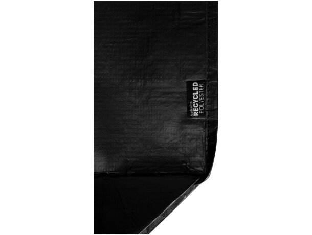 Bolsa tote Duo 30 litros plástico reciclado certificado GRS Negro intenso detalle 9