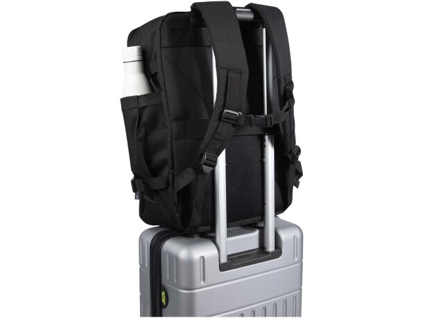 Mochila viaje portátil 17 pulgadas Libra material reciclado GRS detalle 18