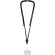 Lanyard regulable Kubi con gancho metálico y cinta de nylon Blanco detalle 8