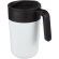 Taza térmica Nordia con doble pared reciclada de 400ml Blanco