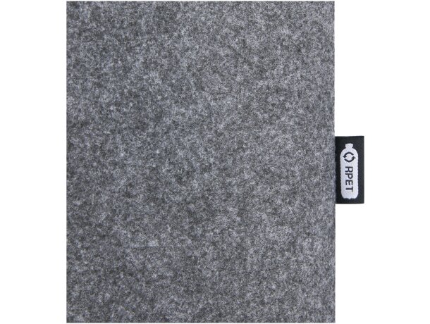 Bolsa tote de fieltro reciclado certificado GRS Felta Gris medio detalle 5
