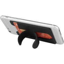 Portatarjetas de Silicona con Soporte Para Teléfono personalizada blanca