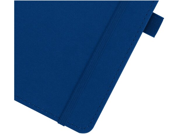 Libreta tapa dura plástico oceánico reciclado Thalaasa FSC Azul detalle 18