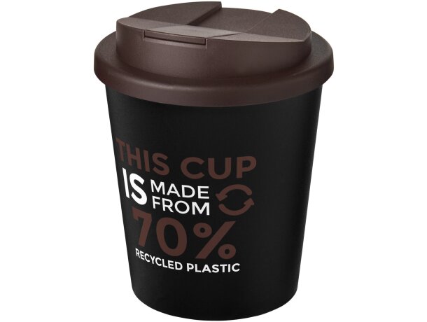 Vaso reciclado de 250 ml con tapa antigoteo Americano® Espresso Eco economico