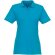 Polo de manga corta de material reciclado orgánico GRS para mujer Beryl para empresas