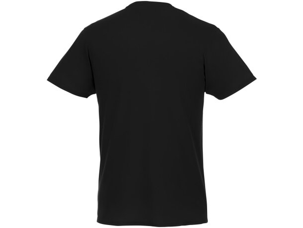 Camiseta de manga corta de material reciclado GRS de hombre Jade Negro intenso detalle 33