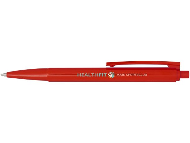 Bolígrafo Elsa de plástico reciclado con tinta azul Rojo detalle 4