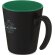 Taza de cerámica con asa Oli 360 ml personalizable Verde/negro intenso detalle 16