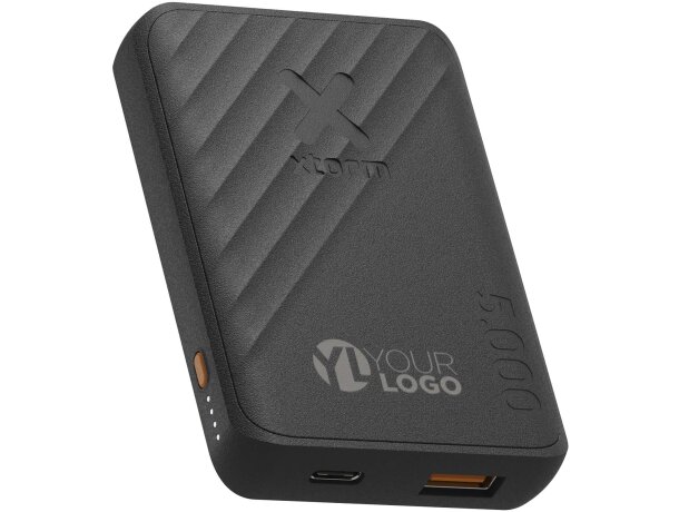 Batería externa carga rápida Xtorm Go2 5000mAh FastCharge Negro intenso detalle 1