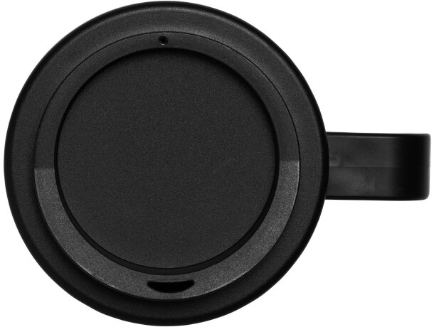 Taza térmica personalizada en pp 350ml Negro intenso detalle 6
