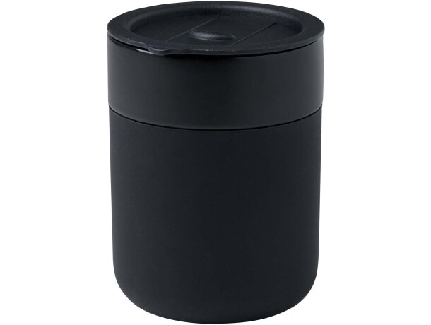Vaso de cerámica Java 330ml con tapa antiderrames Azul detalle 20