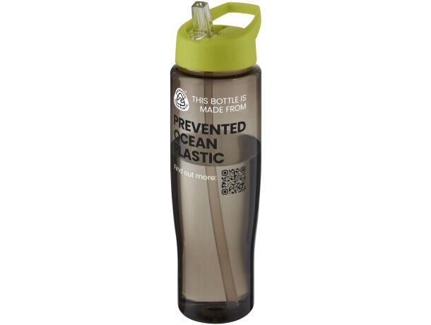 Bidón deportivo de 700 ml con tapa con boquilla H2O Active® Eco Tempo Lima/carbón detalle 6