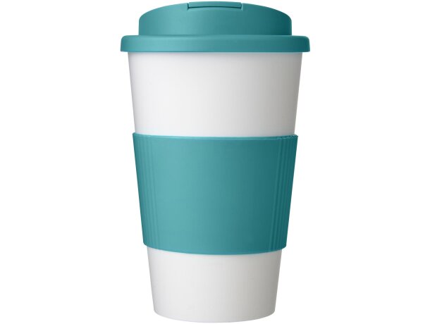 Americano® vaso 350 ml con agarre y tapa antigoteo con logo