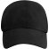 Gorra reciclada de 6 paneles Cool Fit GRS Mica Negro intenso detalle 19