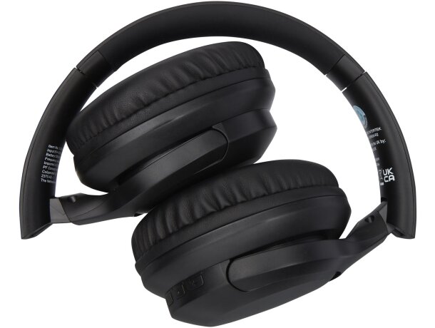 Auriculares bluetooth reciclados Loop con batería 300 mAh Negro intenso detalle 3