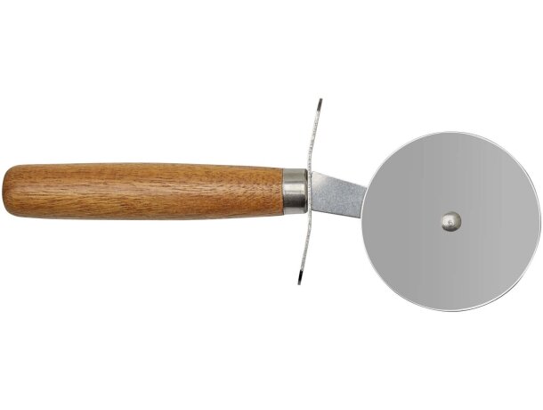 Set para pizza Timberito con tabla y cortador de acacia Madera detalle 3