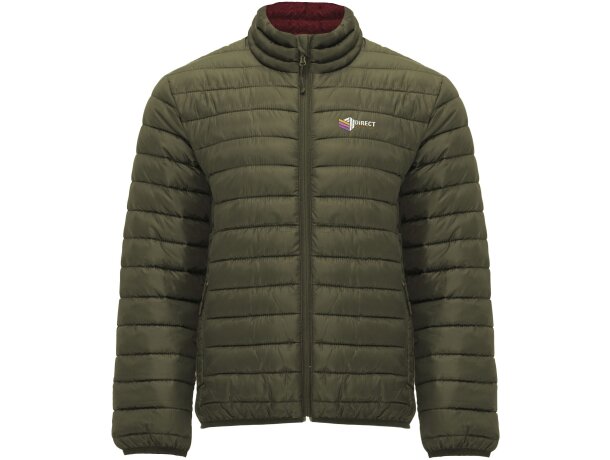 Chaqueta aislante Finland Roly hombre con relleno polyester Verde militar detalle 21