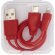 Cable de carga reversible 3 en 1 Ario Rojo detalle 2