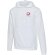 Sudadera con capucha unisex Spinel algodón orgánico certificado Blanco detalle 9