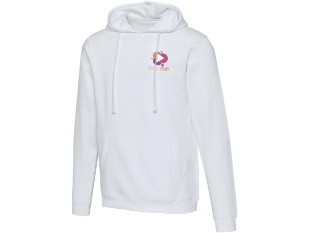 Sudadera con capucha unisex Spinel algodón orgánico certificado Blanco detalle 9