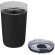 Vaso Bello vidrio borosilicato 420ml con carcasa reciclada Negro intenso detalle 27