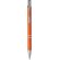 Bolígrafo con empuñadura de tacto suave Moneta Naranja