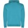 Sudadera con capucha infantil Urban Roly bicolor personalizable Azul turquesa