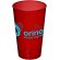 Vaso de plástico de 375 ml Arena Rojo transparente detalle 16