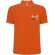 Polo manga corta hombre Pegaso Premium Roly punto piqué Naranja detalle 3