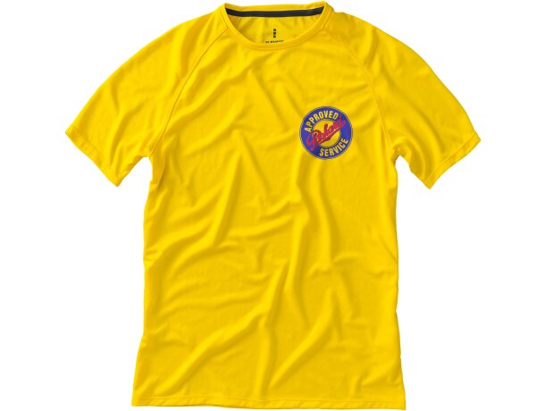 Camiseta ténica Niagara de Elevate 135 gr para empresas amarillo