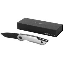 Navaja de aluminio y cerámica personalizada plata Navaja de aluminio y cerámica personalizada plata