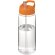 Bidón deportivo con tapa con boquilla de 600 ml H2O Active® Octave Tritan™ Transparente claro/naranja