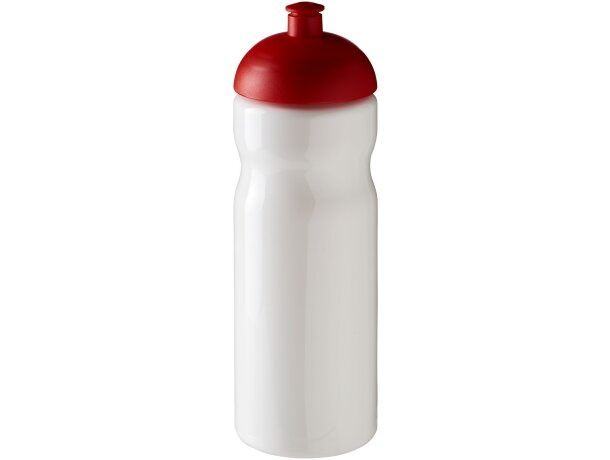 H2O Active® Base Bidón deportivo con Tapa Dome de 650 ml personalizado blanco/azul