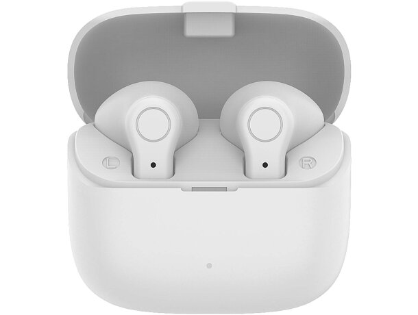 Auriculares Bluetooth Prixton TWS155 con batería recargable Blanco detalle 1