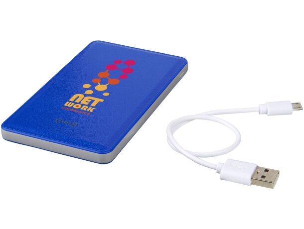 Batería inalámbrica de 3000 mAh Phase Azul real detalle 1