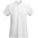 Polo mujer algodón orgánico Prince manga corta entallado Roly Blanco
