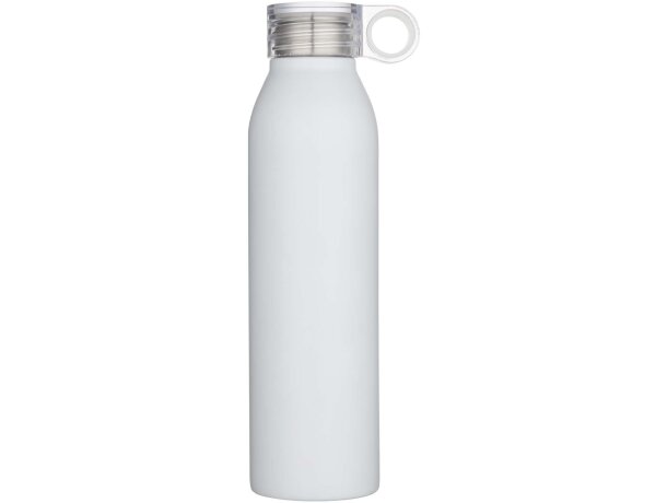 Botella Grom acero inoxidable reciclado certificado RCS 650ml Blanco detalle 2